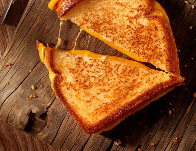 Beer Soaked Grilled Cheese