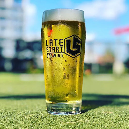 late start brewing beer on turf