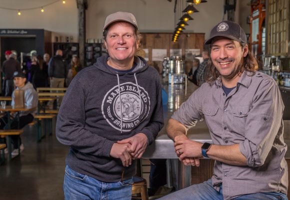 mare island brewing founders at bar