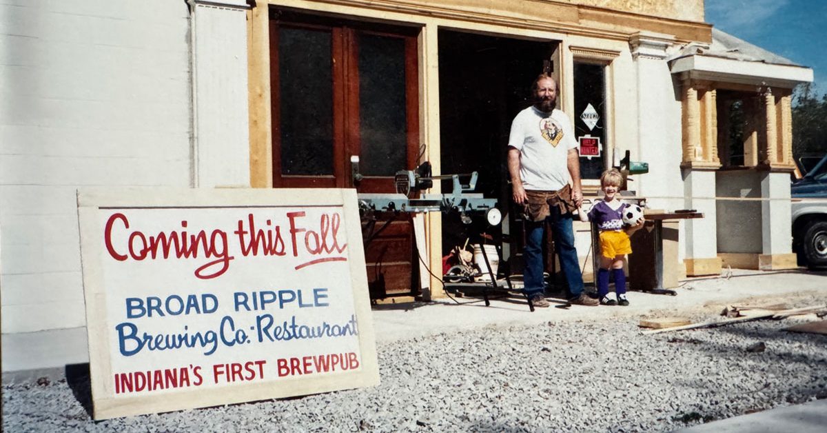 vintage broad ripple brewery photo